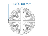 File cnc hoa văn mái kính dxf