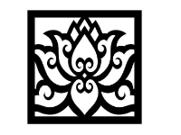 File cnc hoa văn sen dxf