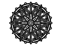 File cnc hoa văn tròn độc đáo mới nhất