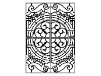 File cnc mái kính đẹp nhất dxf