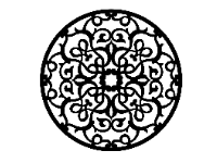 File cnc mái kính hình tròn dxf