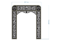 File cnc mẫu câu đối phúc lộc thọ