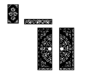 File cnc mẫu cổng 2 cánh trống đồng hoa góc lạ