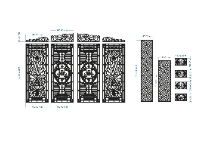 File cnc mẫu cổng 4 cánh thiết kế đẹp nhất