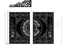 mẫu cổng,mẫu cổng 4 cánh,cổng 4 cánh cnc