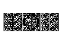 File cnc mẫu cổng 6 cánh mới nhất