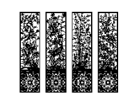 File cnc mẫu cổng tứ quý dương