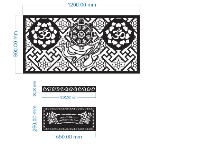 File cnc mẫu cuốn thư và hoa văn ban thờ đẹp