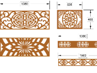 File cnc mẫu hoa văn cổng thiết kế đẹp