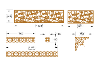 File cnc mẫu hoa văn đồng tiền và sen