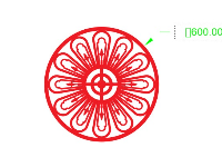 File cnc mẫu họa văn tròn dxf