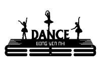 File cnc mẫu huy chương múa bale