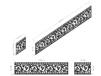 File cnc mẫu lan can cầu thang