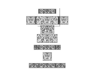 File cnc mẫu lan can nhiều kích thước