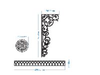 File cnc mẫu mái kính thiết kế dxf 2d