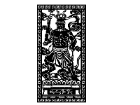 File cnc mẫu quan công thiết kế đẹp