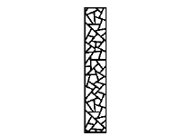 File cnc mẫu vách cổng đơn giản dxf