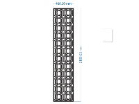 File cnc mẫu vách ngăn đơn giản dxf