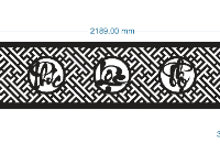 File cnc phúc lộc thọ kết hợp chữ vạn