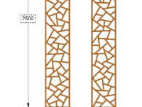 File cnc thiết kế vách cổng độc đáo