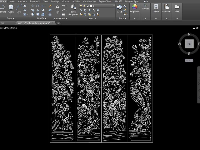 File CNC Tranh Tùng cúc trúc mại