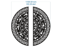 File cnc trống đồng đường kính 1400