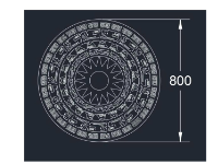 File cnc trống đồng dxf đẹp