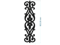 File cnc trụ cổng dxf