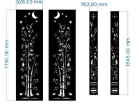 File cnc trúc và hoa văn cổng