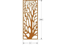 File cnc vách cây dxf