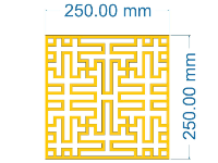 File cnc vách chữ vạn