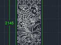 File cnc vách cổng cá