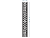 File cnc vách cổng hoa 5 cánh