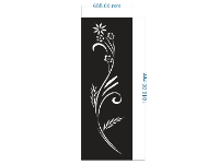 File cnc vách cổng hoa lá