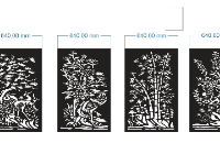 File cnc vách cổng tứ quý