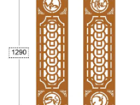 File cnc vách cổng vạn sự như ý đồng tiền