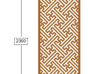 File cnc vách gấm chữ vạn