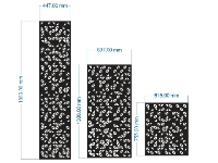 File cnc vách họa tiết tam giác đơn giản