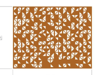 File cnc vách hoa văn tam giác