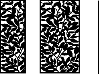 File cnc vách lá 3 kích thước dxf