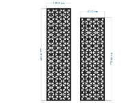 File cnc vách ngăn 2 kích thước dxf đẹp