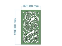 File cnc vách ngăn chim