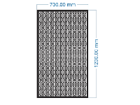 File cnc vách ngăn họa tiết đơn giản dxf