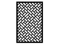 File cnc vách ngăn hoa văn đan rổ