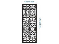 File cnc vách ngăn hoa văn đối xứng