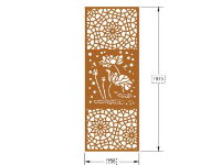 File cnc vách sen dxf