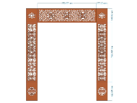 File cnc vách thờ phúc lộc thọ