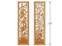 File cnc vách trúc cúc dxf