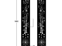 File cnc vách trúc dành cho cổng