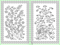 tùng trúc cúc mai,vách tứ quý,File tứ quý cnc,file cad tứ quý cnc